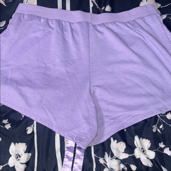 Purple Drawstring Shorts - Picture 3 of 3